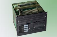 8U Berta X Rack Mount Computer - Low cost high end server with dual or quad Xeon processors. Can be supplied with 20 slot backplane or motherboard. Up to 7 front accessible drives. Single, dual or quad hot swap power supplies.