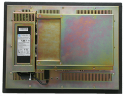 TR-LCD1500-ITX is a new and reliable panel/rack half fanless industrial computer.  It has a large 15" LCD screen with resolution of 1024 x 768 and matching resistive or capacitive touch screen.  The computer includes embedded Intel ATOM 1.6GHz processor with no processor fan, 2GB DDR RAM memory and 2.5" SATA solid state drive.