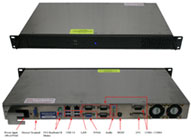 TR-580 1U Half Fanless PC w/ Daul Drives in RAID1 & Intel Mobile i5/i7 Processors