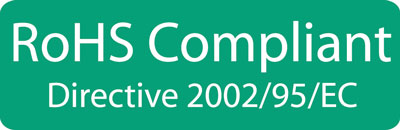 RoHS compliant and WEEE compliant
