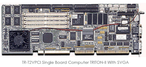 TR-T2VPCI Single Board Computer TRITON-II With SVGA