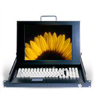 TR-KVM-9000 rack mount KVM Drawer