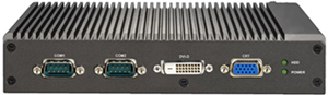 fanless sealed panel mount computer back