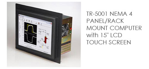  TR-5001 NEMA 4 PANEL/RACK MOUNT COMPUTER with 15 LCD TOUCH SCREEN