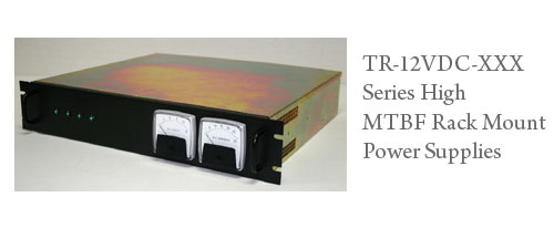 TR-12VDC-XXX Series High MTBF Rack Mount Power Supplies