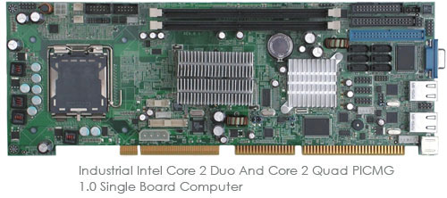 Industrial Intel Core 2 Duo And Core 2 Quad PICMG 1.0 Single Board Computer